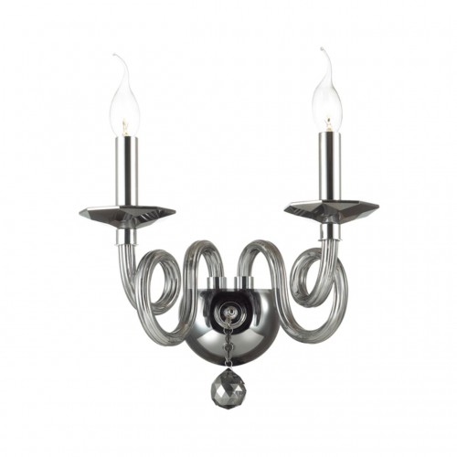 4601/2W ODL19 507 хром/дымчатый/хрусталь Бра E14 2*40W IRIA