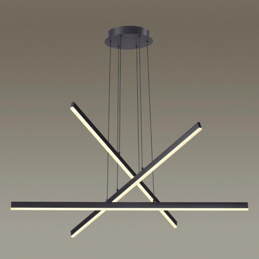 3890/48L ODL20 35 черный/металл Подвесной светильник LED 4000K 48W 220V RUDY