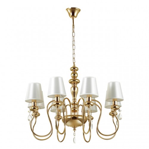 4723/8 ODL20 493 золотой/белый Люстра E14 8*40W 220V MEKI