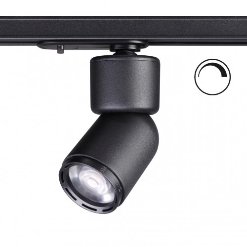 358292 NT19 000 черный Однофазный трековый светильник IP20 LED 3000K 12W 180-260V FINO
