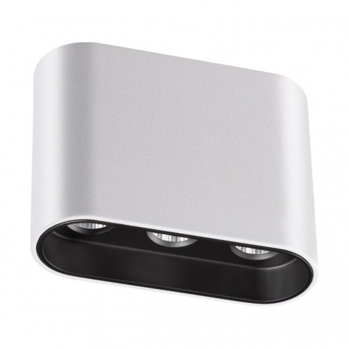 357948 NT19 027 белый/черный Накладной светильник IP20 LED 3000К 7W 220-240V BELLA