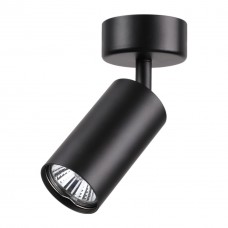 370417 NT19 101 черный Накладной светильник IP20 GU10 50W 220V PIPE