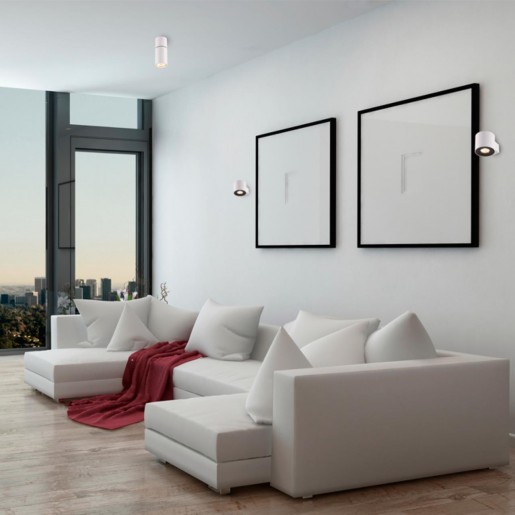 3582/1C ODL18 203 белый матовый Потолочный накладной светильник IP20 GU10 1*50W 220V DUETTA