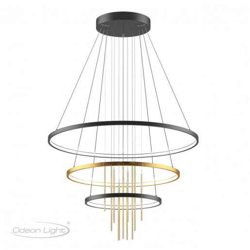 3901/99L ODL20 23 золотистый/стекло/металл Подвесной светильник LED 4000K 113W 220V MONICA