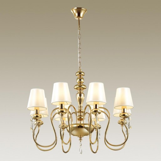 4723/8 ODL20 493 золотой/белый Люстра E14 8*40W 220V MEKI