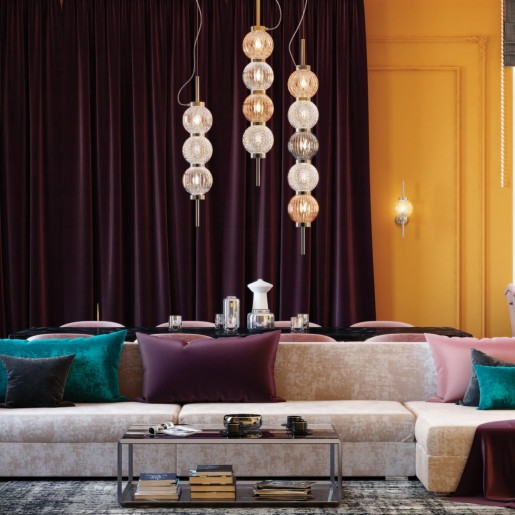 4273/1W MODERN ODL21 197 прозр/стекло/никель/металл Настенный светильник IP20 Е14 1*40W FRANCESCA