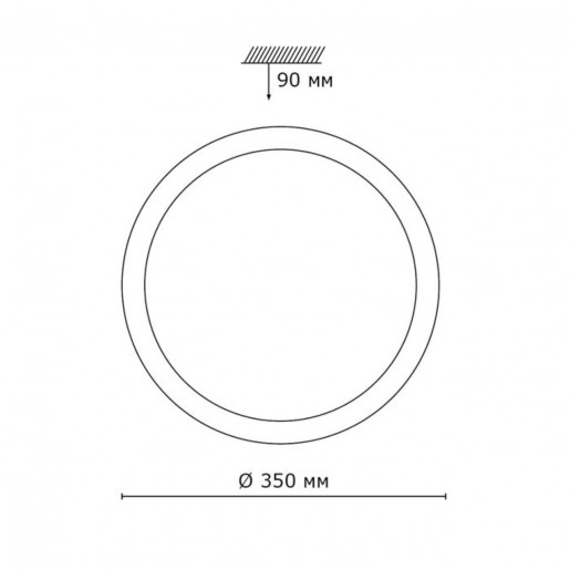 2015/D SN 098 св-к KASTA пластик LED 48Вт 4000K D350 IP43