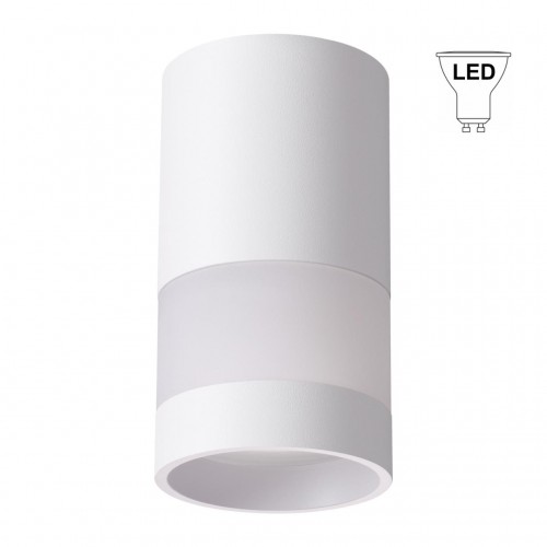 370679 NT19 000 белый Светильник накладной IP20 GU10 9W 220-240V ELINА