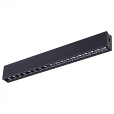 358098 NT19 008 черный Светильник Троффер IP20 LED 4000K 18W 24V RATIO