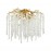5005/8C HALL ODL23 487 золотой/прозрачный металл/хрусталь Люстра потолочная G9 8*40W BANCHE