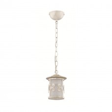 3125/1 LN16 218 белый/зол.патина/стекло/метал.декор Подвес E27 40W 220V SEKVANA