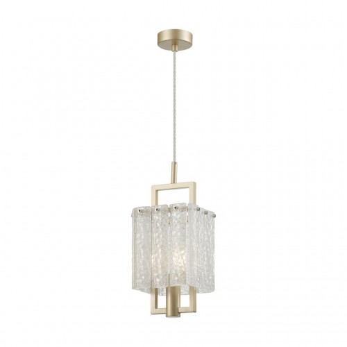 4976/1 HALL ODL22 376 матов.золотой/стекло Подвес E14 1*40W EDERA