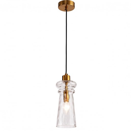 4998/1A MODERN ODL23 300 бронзовый/прозрачный/металл/стекло Подвес E14 1*40W PASTI