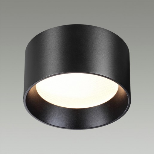 6621/10CL HIGHTECH ODL24 черный/металл/акрил Потолочный светильник IP20 LED 10W 3000K 220V OBEN