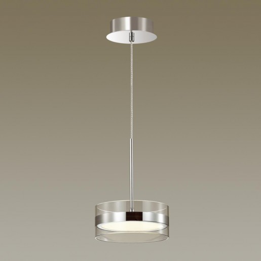 4728/14L ODL20 11 хром/прозрачный Подвес LED 4000K 14W 220V AKELA