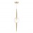 4981/1 PENDANT ODL22 303 бронзовый/прозрачный/стекло Подвес G9 1*5W LAZIA