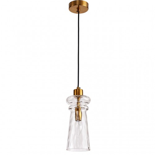 4998/1A MODERN ODL23 300 бронзовый/прозрачный/металл/стекло Подвес E14 1*40W PASTI