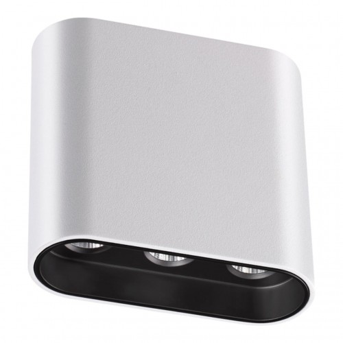 357949 NT19 027 белый/черный Накладной светильник IP20 LED 3000К 7W 220-240V BELLA