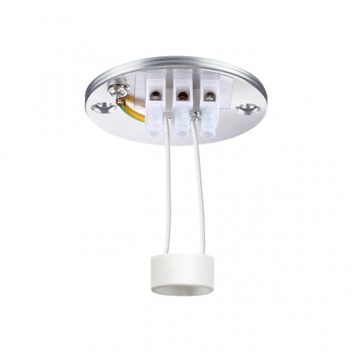 370689 NT19 000 серебро Светильник накладной без плафона (плафоны арт. 370694-370711) IP20 GU10 50W