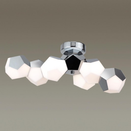4304/36CL HIGHTECH ODL22 165 хром Потолочный светильник IP20 LED 36W 2160Лм IP20 4000K BINGO