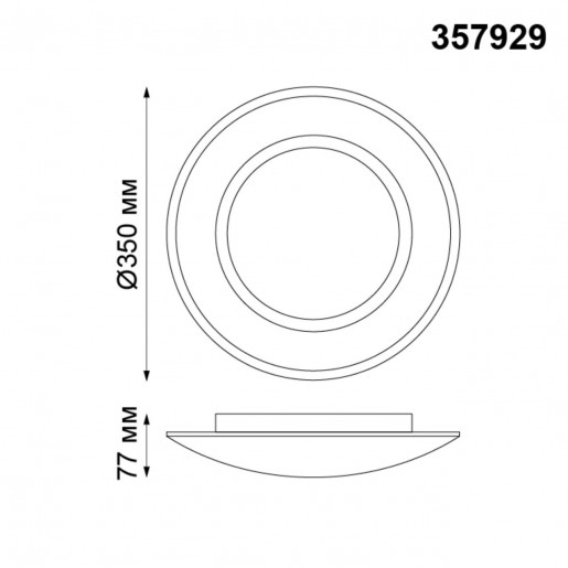 357929 NT19 040 белый Накладной светильник IP20 LED 3000К 10W 220V CAIL