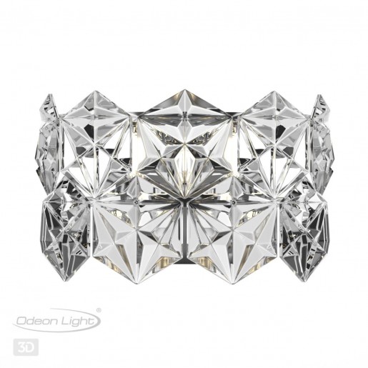 4923/2W MODERN ODL22 325 хром/прозрачный/стекло Бра E14 2*40W TALERTI