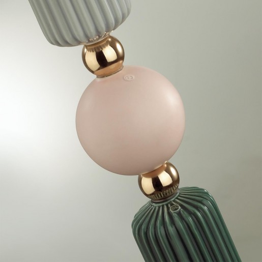 4861/1F CLASSIC ODL_EX22 40 золотой/раноцветн.керамика/стекло Торшер E27 1*60W 4861/1F CANDY