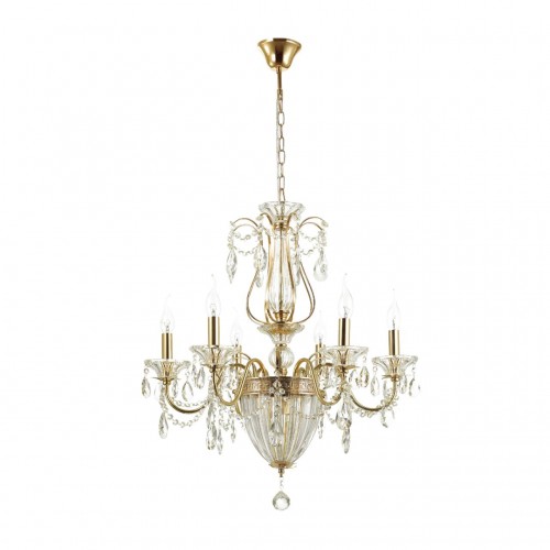 4724/6 ODL20 495 золотой/хрусталь Люстра E14 6*40W 220V KUVIA