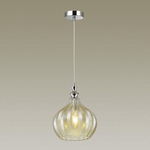 4708/1 ODL20 367 св.коричневый/хром Подвес E27 60W 220V LASITA