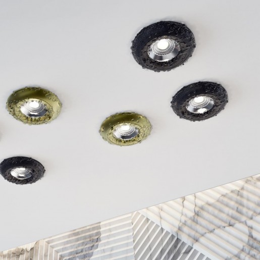 370792 SPOT NT21 247 черный Светильник встраиваемый влагозащищенный IP44 GU10 50W 220V WATER