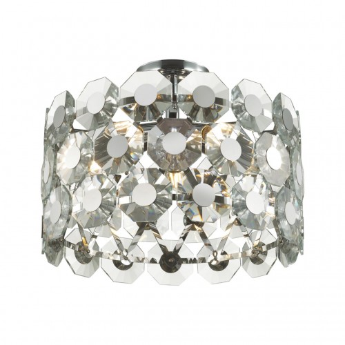 4973/5C HALL ODL22 373 хром/хрусталь Люстра потолочная E14 5*40W TOKATA