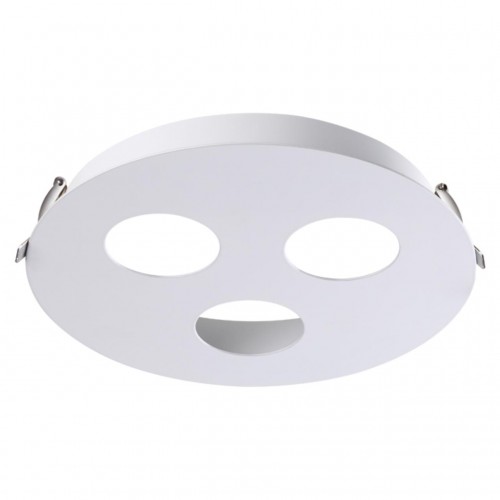 370566 NT19 031 белый Встраиваемый светильник IP20 GU10 3*50W 220-240V CARINO