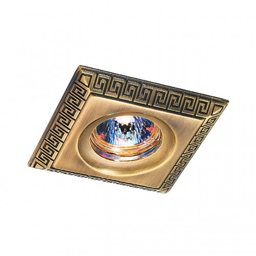 369564 NT11 134 бронза Встраиваемый НП светильник IP20 GX5.3 50W 12V NEMO