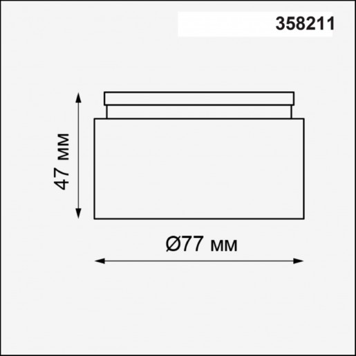 358211 NT19 038 медь Линза с регулируемым углом рассеивания (для 358202-358207) IP20 LENTI