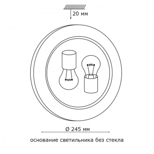 153/K золото SN 111 св-к DUNA стекло E27 2*60Вт D300