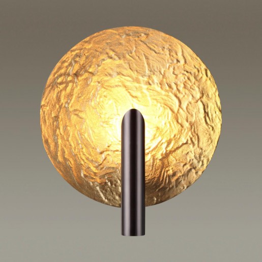 4229/1WL L-VISION ODL21 129 черн/зол/металл Настен.светильник выкл на базе IP20 G9 25W FLORENCE