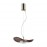 4857/10LA L-VISION ODL_EX21 никель/бордовый/стекло Подвес LED 1*10W 4000K FLUENT
