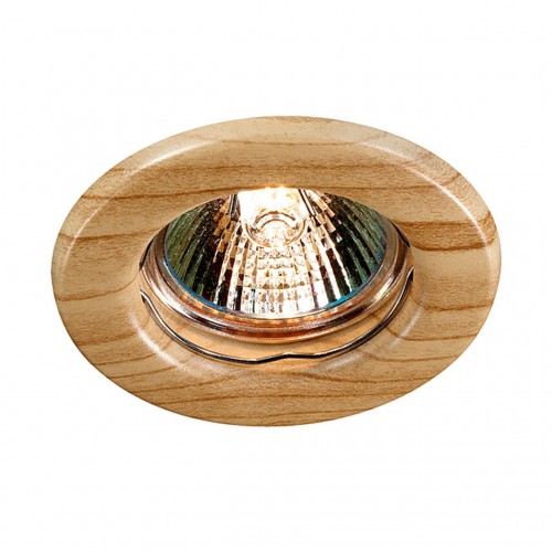 369713 NT12 136 светлое дерево Встраиваемый НП светильник IP20 GX5.3 50W 12V WOOD