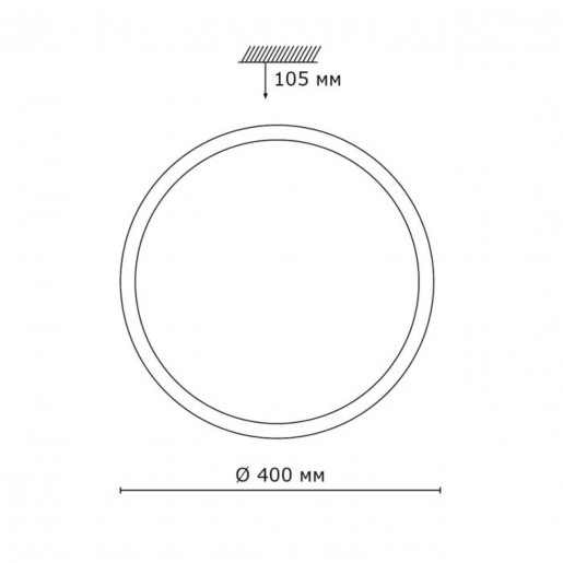 2015/E SN 098 св-к KASTA пластик LED 72Вт 3000-6000K D400 IP43 пульт ДУ