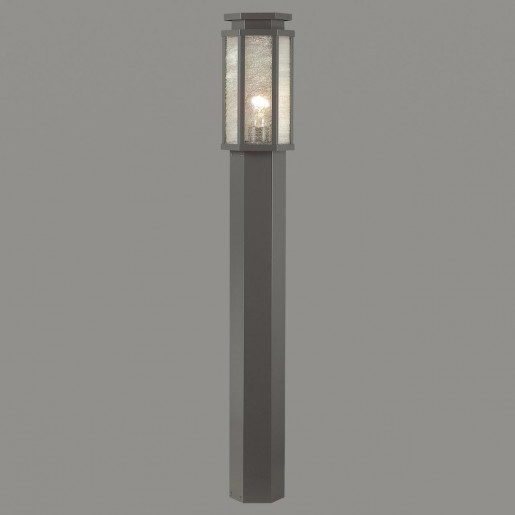 4048/1F ODL18 704 темно-серый/белый Уличный светильник, 100см IP44 E27 100W 220V GINO