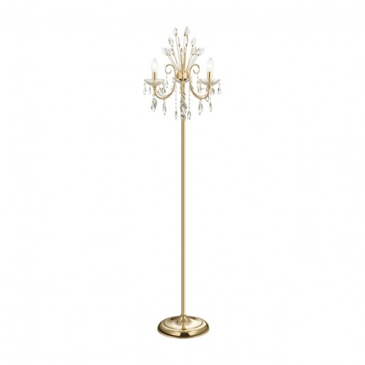 4977/3F HALL ODL23 435 золотой/хрусталь Торшер E14 3*40W VERSIA