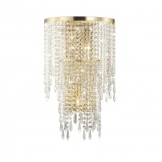 5028/3W MODERN ODL23 431 золотой/прозрачный металл/хрусталь Бра E14 3*40W CHOKKA