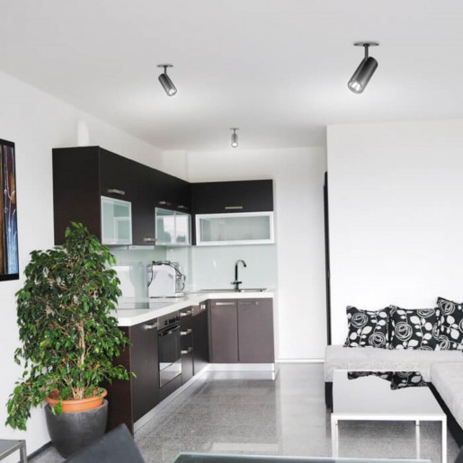 357551 NT18 094 черный Встраиваемый светильник IP20 LED 4000K 15W 160-265V SELENE