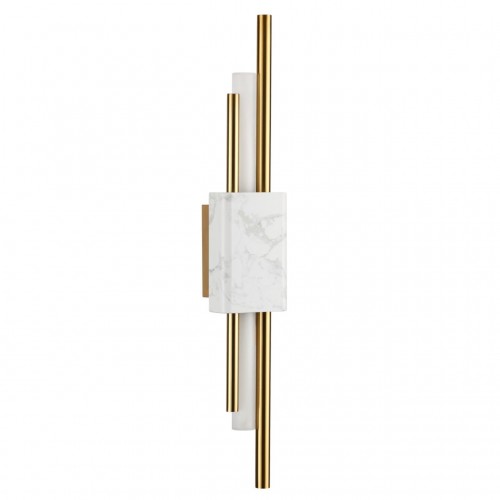 4359/10WL MIDCENT ODL23 175 белый мрамор/золотистый металл Настенный светильник IP20 LED 10W 655Лм 3000K MARMI