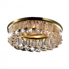 369453 NT09 124 золото/прозрачный Встраиваемый светильник GX5.3 50W 12V BOB