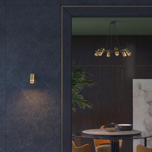 4444/6 LN20 045 коричневый, золотой Люстра GU10 6*5W 220V HARPER