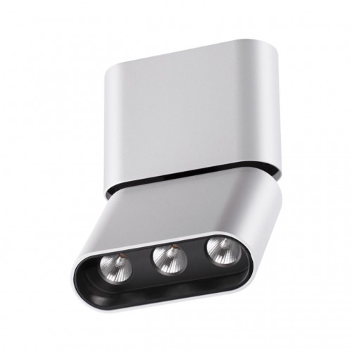 357951 NT19 027 белый/черный Накладной светильник IP20 LED 3000К 12W 220-240V BELLA