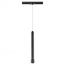 357981 NT19 046 черный Трековый светильник IP20 LED 7W 3000К 220V EDDY