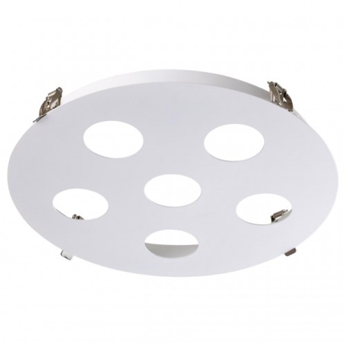 370567 NT19 031 белый Встраиваемый светильник IP20 GU10 6*50W 220-240V CARINO