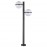 4832/2F NATURE ODL21 563 черный/акрил Ландшафтный светильник E27 2*10W IP44 LOMEO